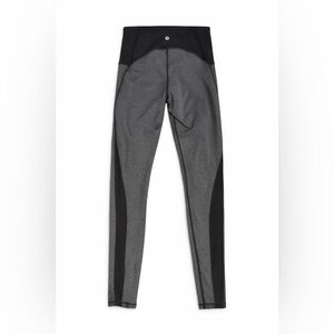 lululemon athletica Black and Gray Workout Leggings